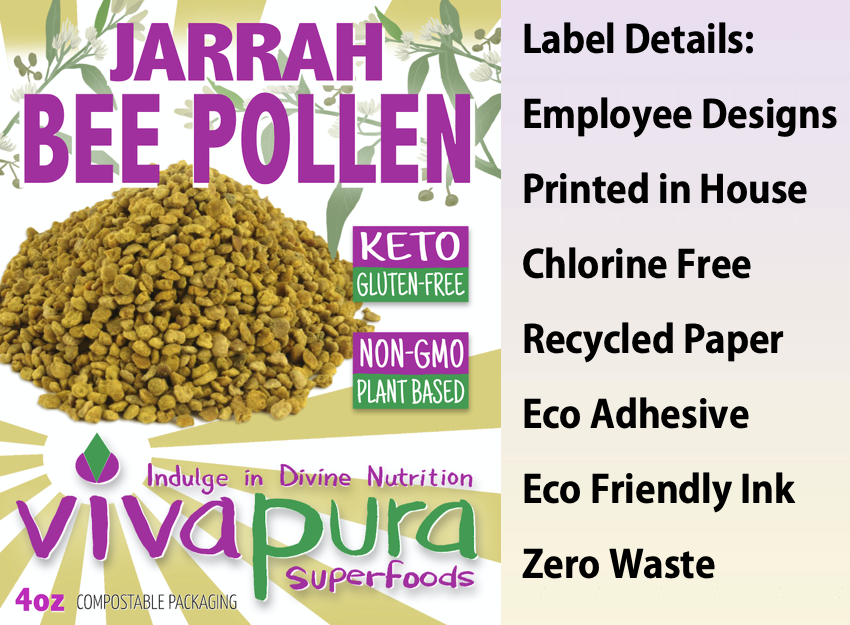 Vivapura Superfoods Eco Label Info Graphic
