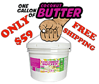 Vivapura Stone Ground Coconut Butter 1 Gallon Sale Price Free Shipping