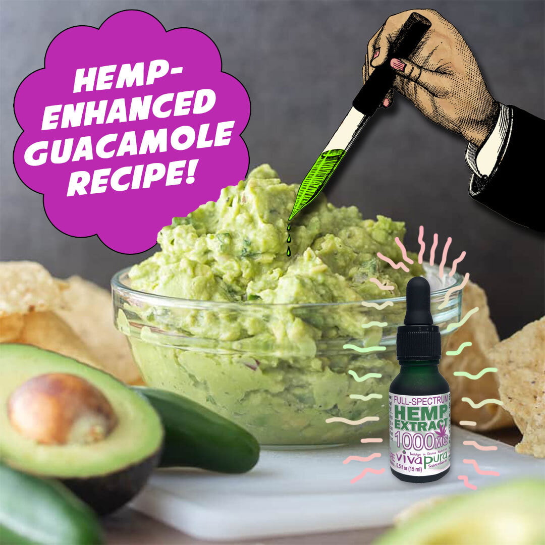 Easy, Hemp-Enhanced Guacamole Recipe