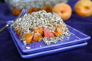 Summer Apricot Crumble