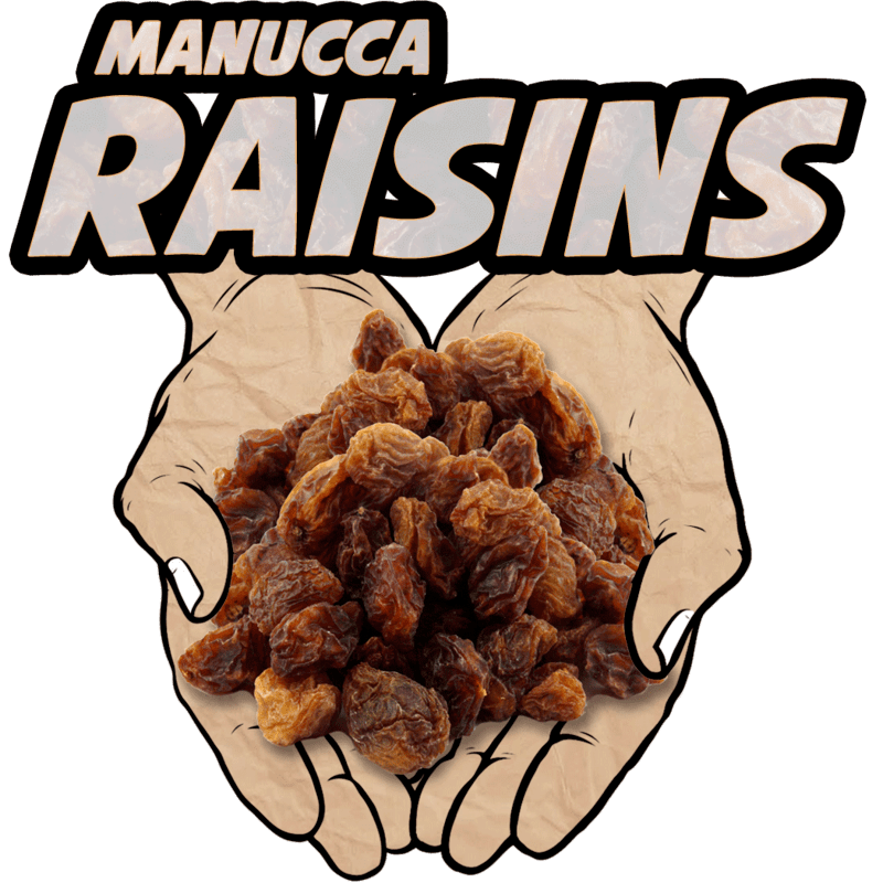 Manucca Raisins, Raw, Organic, 16 oz