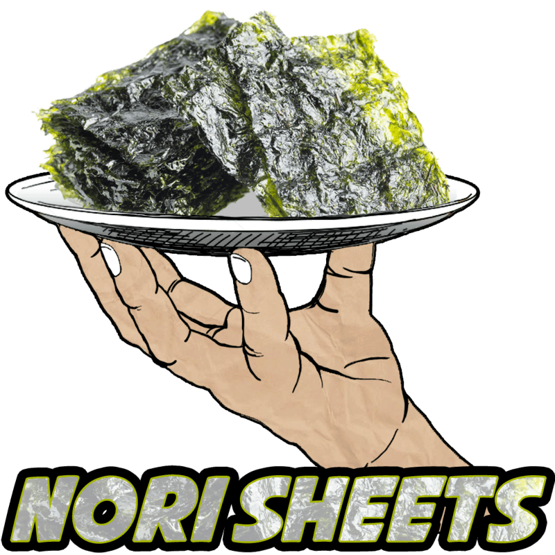 Nori Sheets, Raw, Organic, 50 Sheets