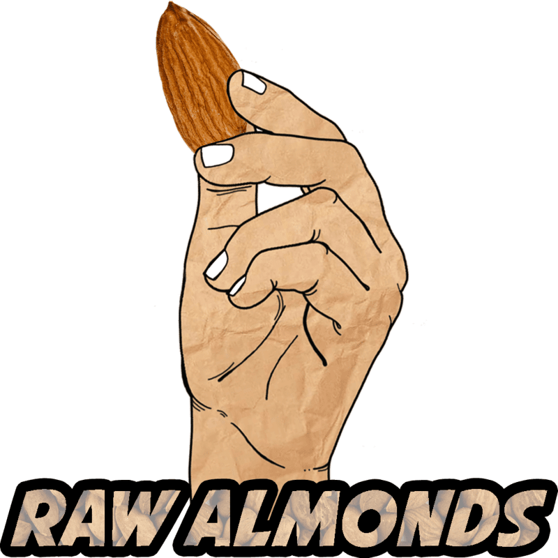 Almonds, Raw, Organic, 16 oz