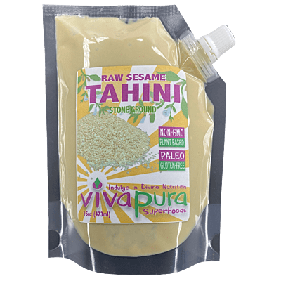 Tahini, Raw, Organic, Stone Ground, 16 oz