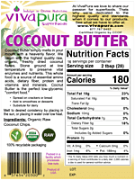 Coconut Butter Back Label
