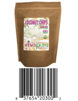 Coconut Chips, Raw, Organic, 8 oz