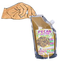 Pecan Butter, Raw, Organic, Stone Ground, 9 oz