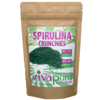 Spirulina Crunchies, Raw, Wildcrafted, 4oz