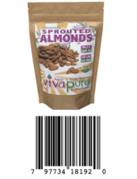 Almonds, Sprouted, Unpasteurized, Raw, Organic, 8oz