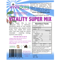 Vitality Super Mix, Trail Mix, Raw, Organic, 8 oz