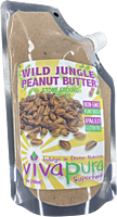 Wild Jungle Peanut Butter, Raw, Organic, Stone Ground, 9 oz